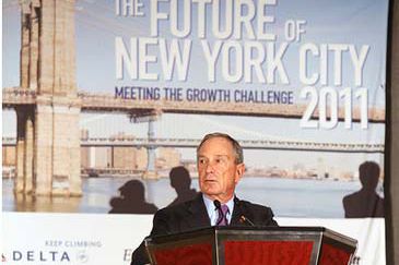 Mayor Bloomberg at Crain's Future of New York conference today